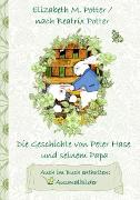Vorderes Coverbild Die Geschichte von Peter Hase und seinem Papa (inklusive Ausmalbilder, deutsche Erstveröffentlichung! )