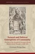 Natural and Political Conceptions of Community