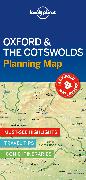 Lonely Planet Oxford & the Cotswolds Planning Map