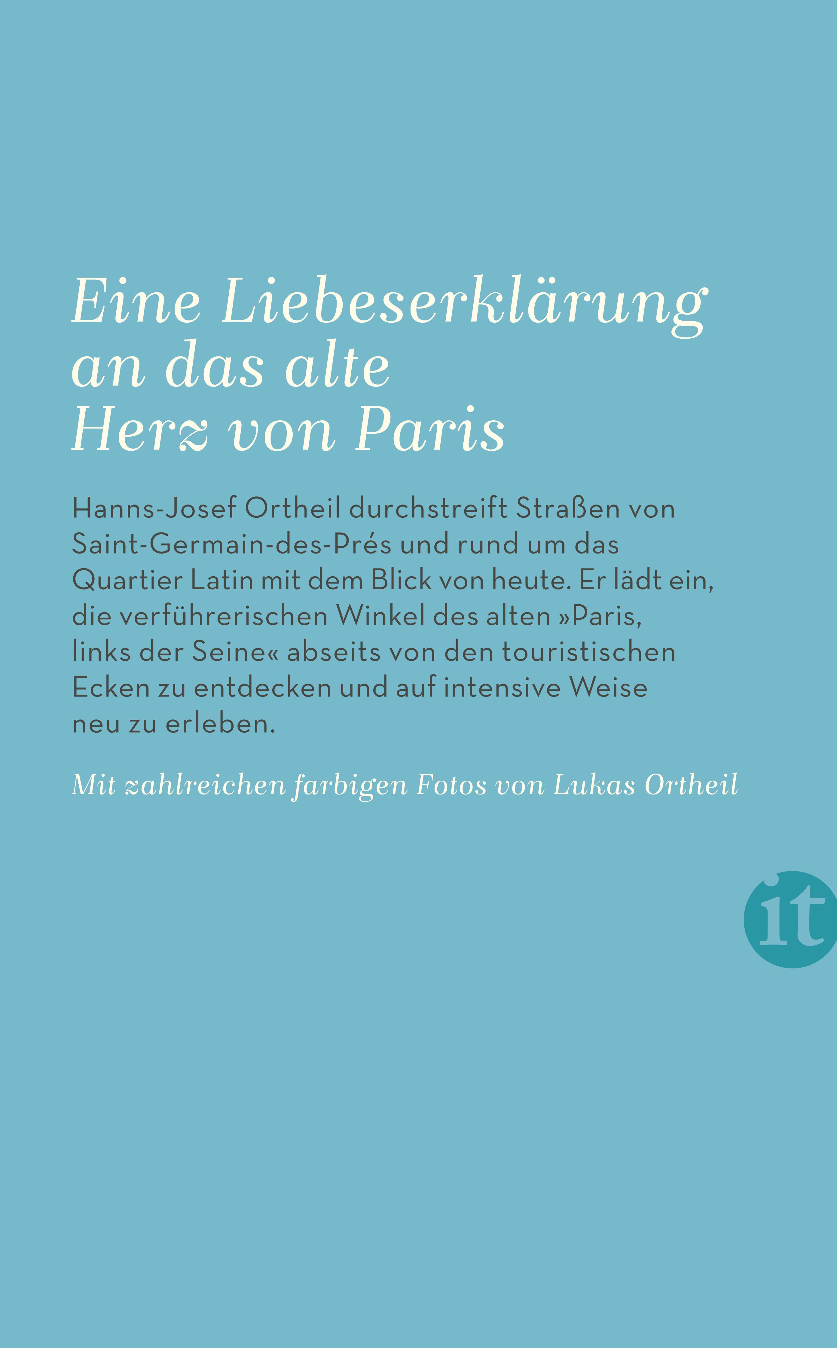Rückseitencover Paris, links der Seine