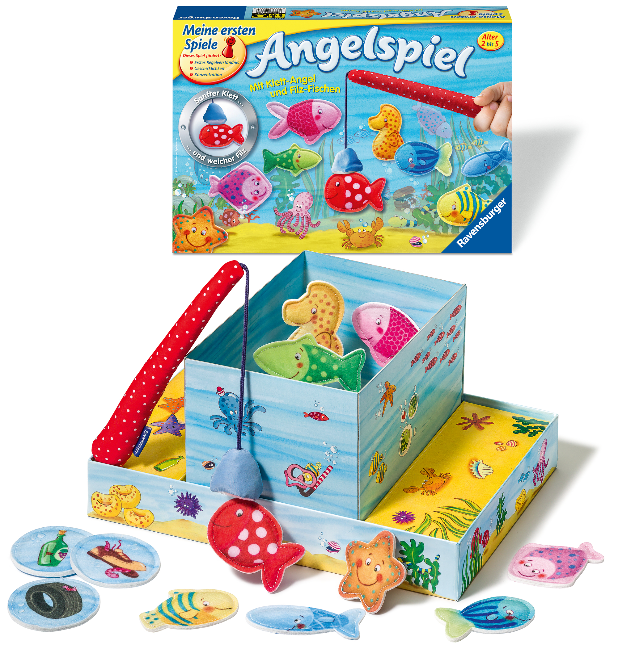 Beispielinhalt (Bild) Angelspiel - Kinderspiel ab 2 Jahre