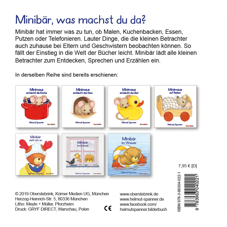 Rückseitencover Minibär, was machst du da?