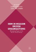 HRM in Mission Driven Organizations