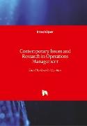 Contemporary Issues and Research in Operations Management