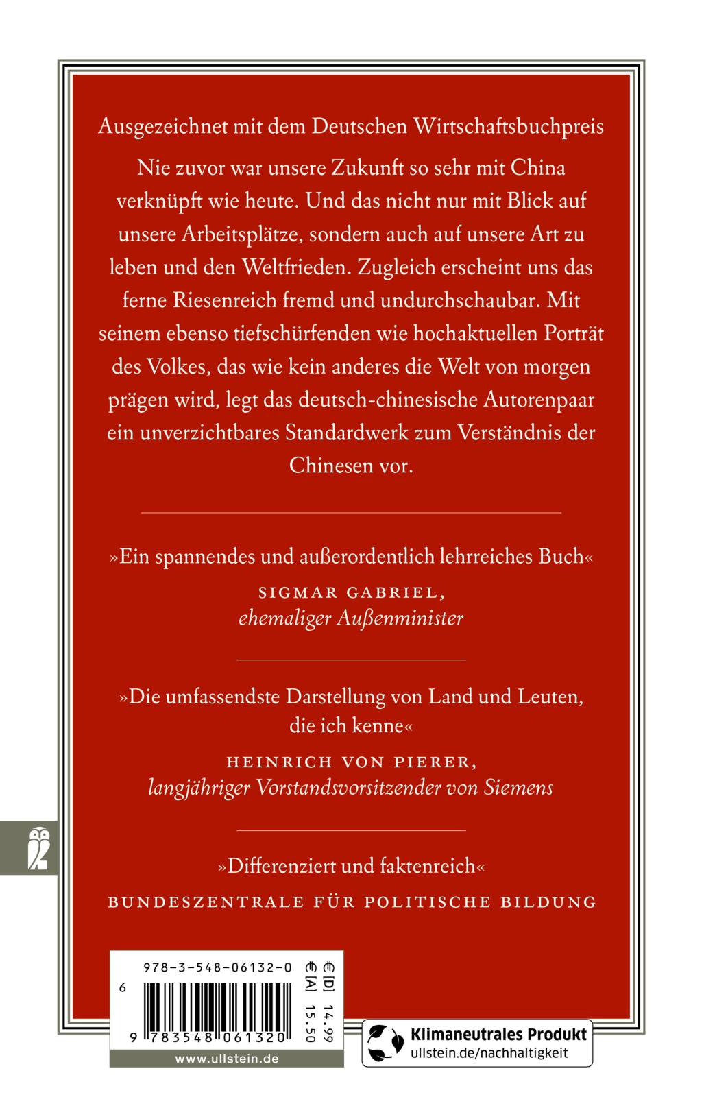 Rückseitencover Die Chinesen