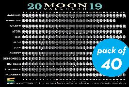 2019 Moon Calendar Card (40 pack)