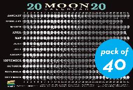 2020 Moon Calendar Card (40 pack)