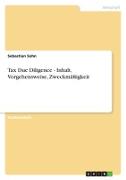 Tax Due Diligence - Inhalt, Vorgehensweise, Zweckmässigkeit