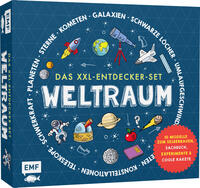 Vorderes Coverbild Das XXL-Entdecker-Set – Weltraum: Mit 10 Modellen zum Selberbauen, Sachbuch, Experimenten und cooler Rakete