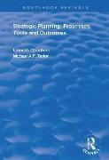 Vorderes Coverbild Strategic Planning: Processes, Tools and Outcomes