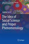 The Idea of Social Science and Proper Phenomenology