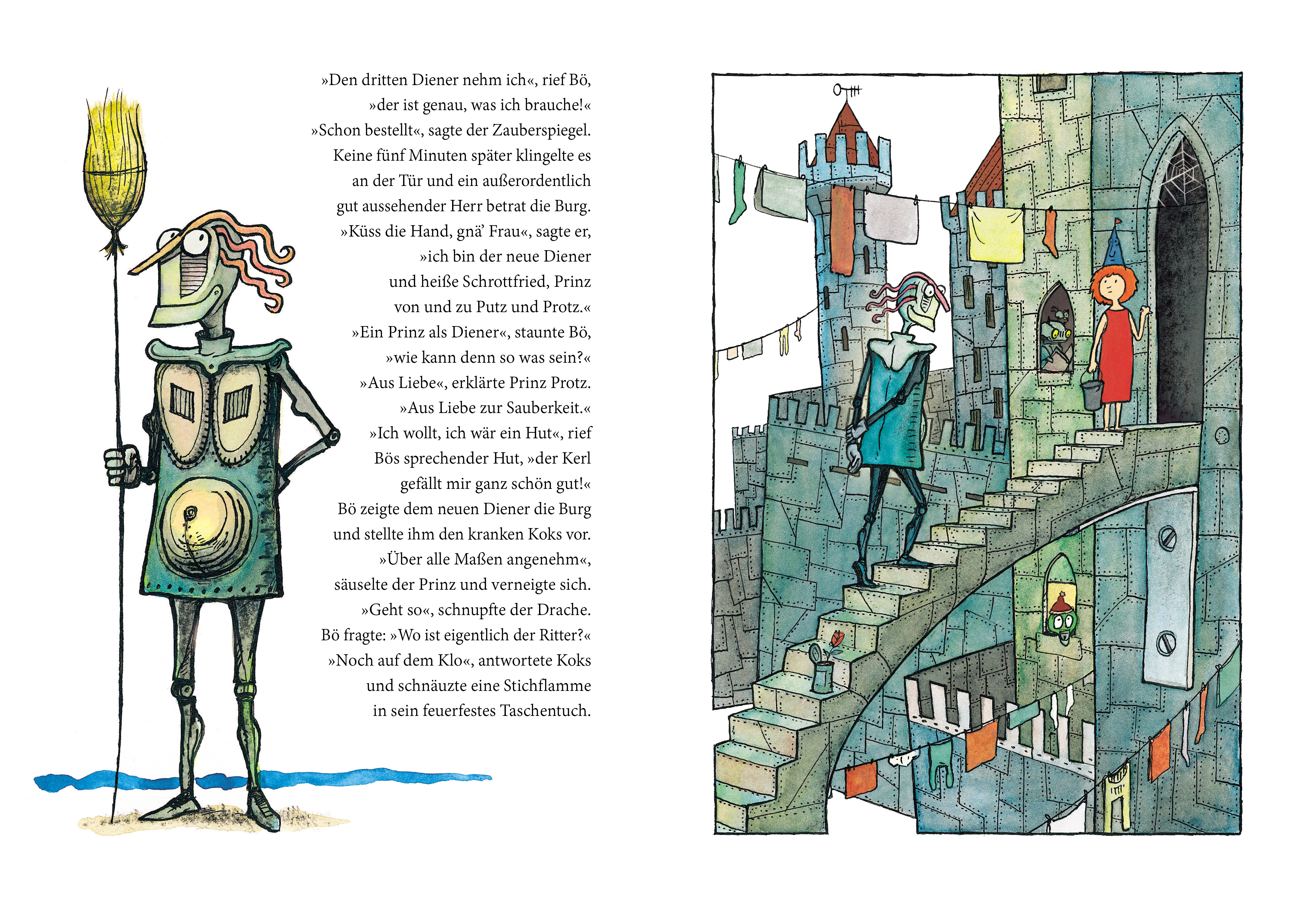 Beispielinhalt (Bild) Ritter Rost 4: Ritter Rost und Prinz Protz (Ritter Rost mit CD und zum Streamen, Bd. 4)