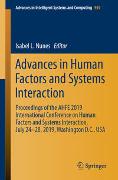 Advances in Human Factors and Systems Interaction