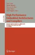 High Performance Embedded Architectures and Compilers