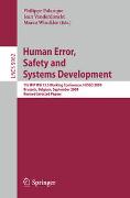 Human Error, Safety and Systems Development