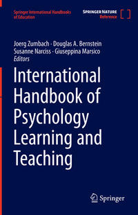 Vorderes Coverbild International Handbook of Psychology Learning and Teaching