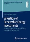 Valuation of Renewable Energy Investments