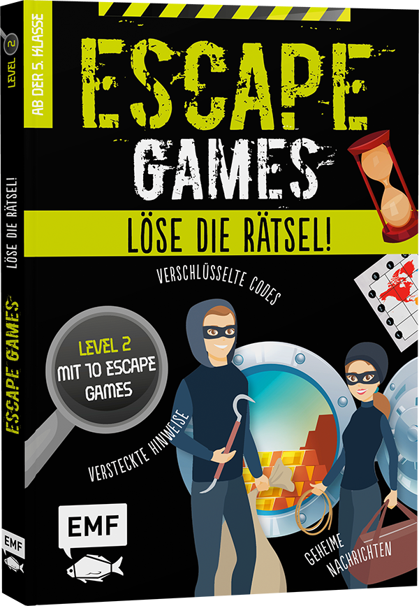 Anderes Coverbild Escape Games Level 2 (grün) – Löse die Rätsel! – 10 Escape Games ab der 5. Klasse