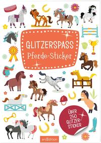 Vorderes Coverbild Glitzerspaß – Pferde-Sticker