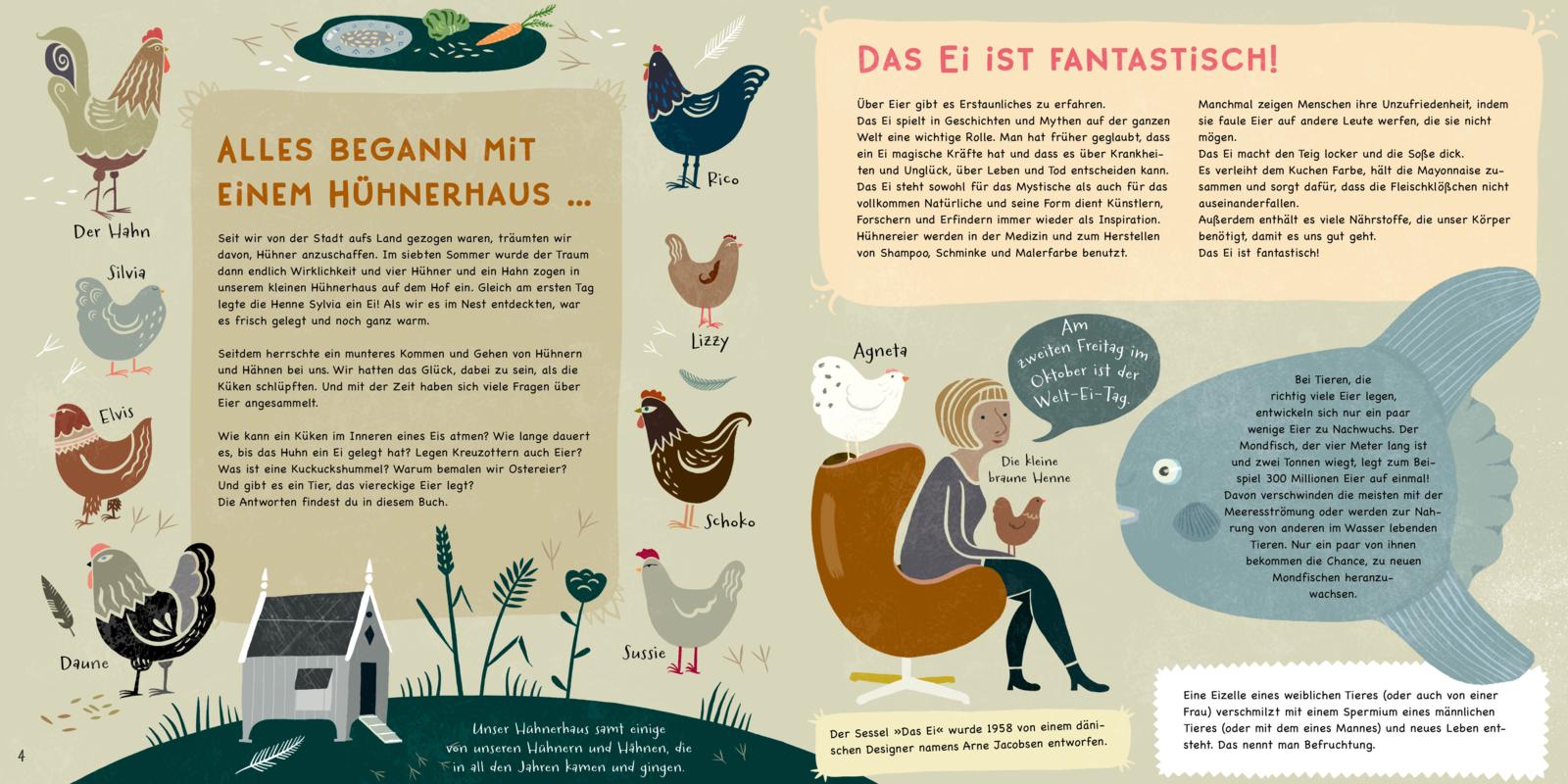 Beispielinhalt (Bild) Hartgekochte Fakten über Eier