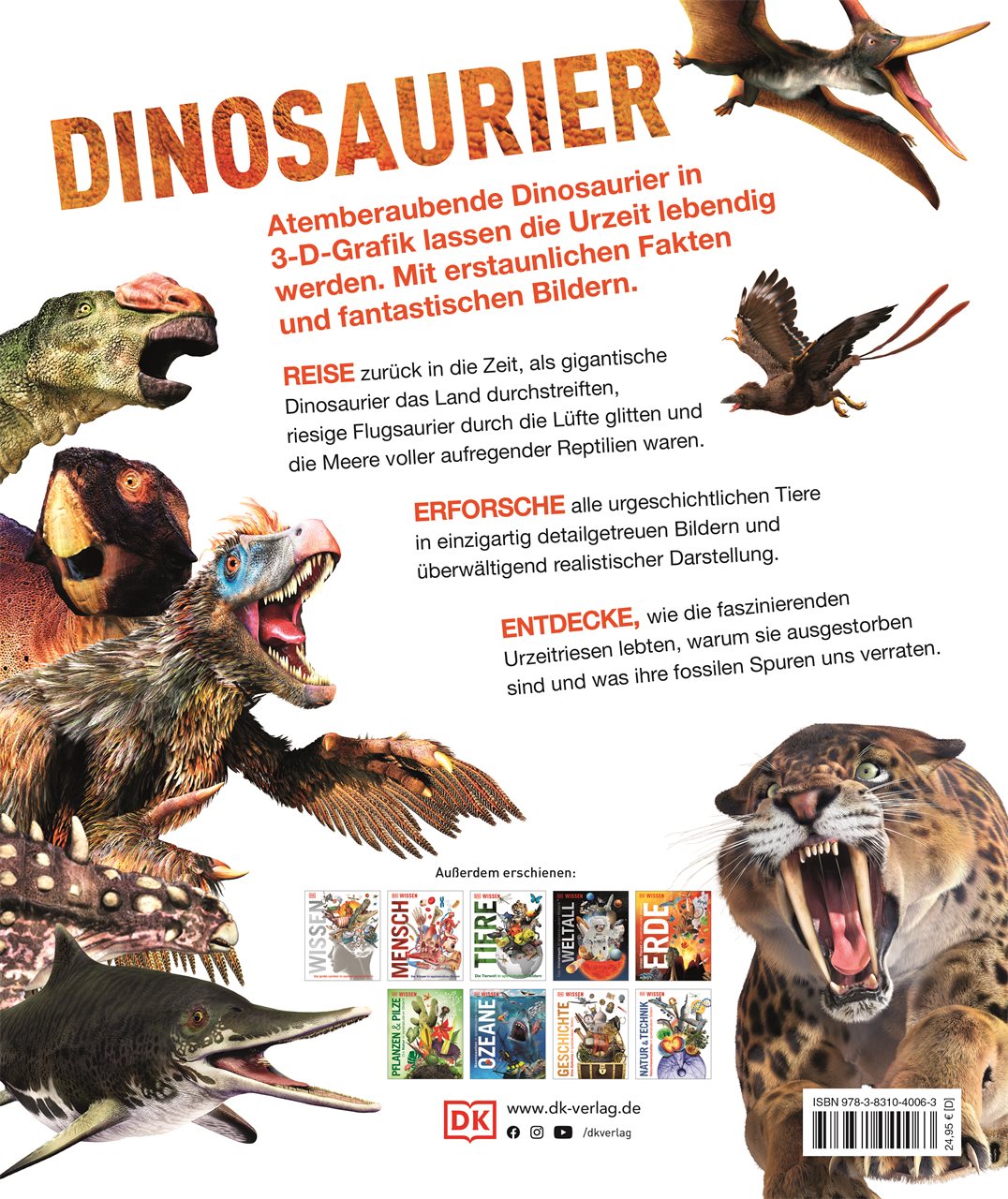 Rückseitencover DK Wissen. Dinosaurier