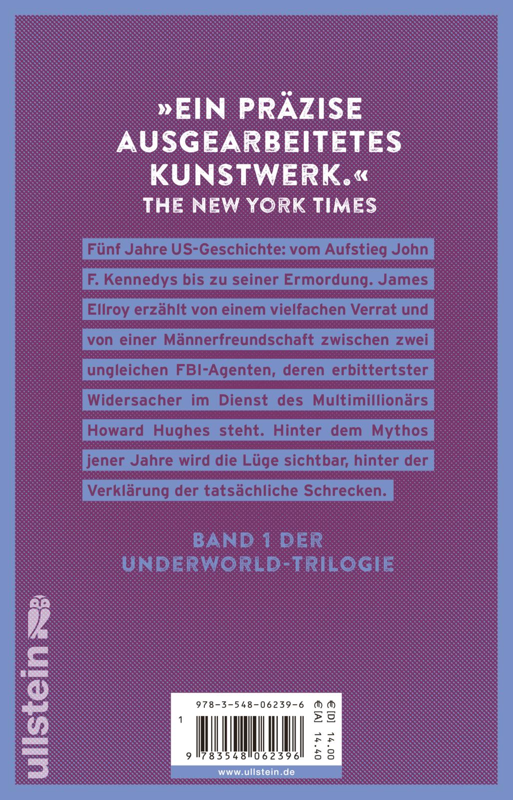 Rückseitencover Ein amerikanischer Thriller (Die Underworld-Trilogie 1)