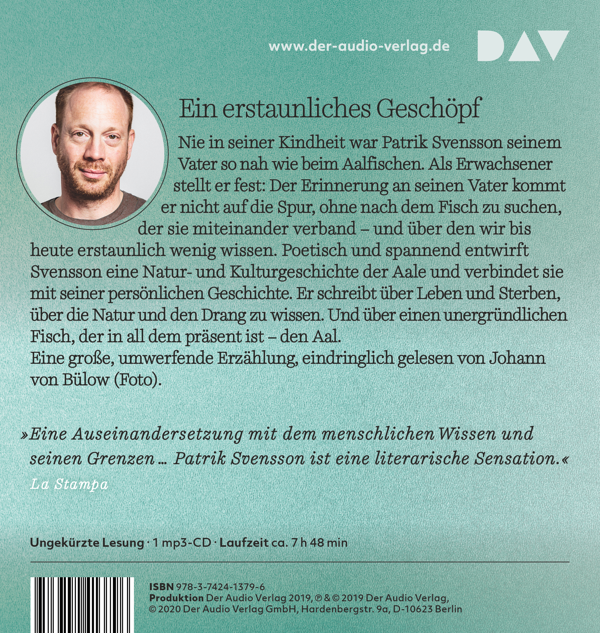 Rückseitencover Das Evangelium der Aale