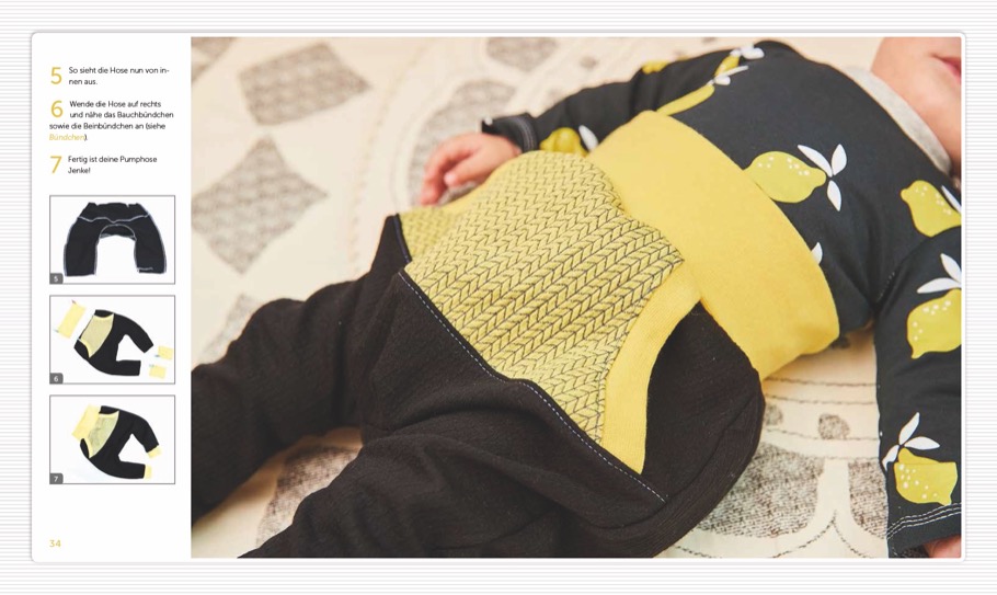 Beispielinhalt (Bild) Erstausstattung für Babys nähen – aus Jersey