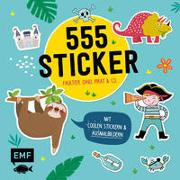 555 Sticker – Faultier, Dino, Pirat und Co