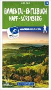 Kümmerly+Frey Wanderkarte 19 Emmental, Entlebuch 1:40.000