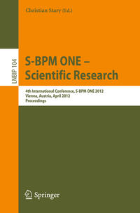 Vorderes Coverbild (hohe Qualität) S-BPM ONE - Scientific Research
