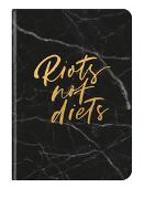 RIOTS NOT DIETS 14,8x21 cm - Booklet - 48 Seiten, Punktraster und blanko - Softcover - gebunden