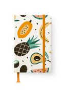 Happy Fruits 10x15 cm - GreenLine Journal - 176 Seiten, Punktraster und blanko - Hardcover - gebunden