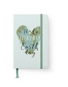 Green Vibes 10x15 cm - GreenLine Journal - 176 Seiten, Punktraster und blanko - Hardcover - gebunden