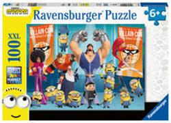 Ravensburger Kinderpuzzle - 12915 Gru und die Minions - Minions-Puzzle für Kinder ab 6 Jahren, mit 100 Teilen im XXL-Format