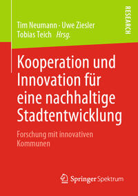 Vorderes Coverbild (hohe Qualität) Kooperation und Innovation für eine nachhaltige Stadtentwicklung