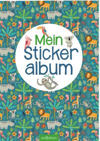 Vorderes Coverbild Mein Stickeralbum – Dschungel