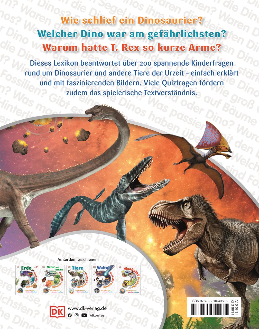 Rückseitencover Weshalb? Deshalb! Dinos