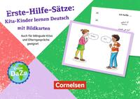 Vorderes Coverbild Erste-Hilfe-Sätze: Kita-Kinder lernen Deutsch mit Bildkarten