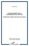 Vorderes Coverbild Le management de la performance du travail