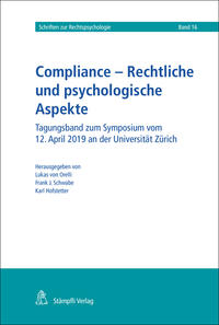 Vorderes Coverbild Compliance - Rechtliche und psychologische Aspekte
