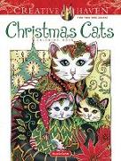 Creative Haven Christmas Cats Coloring Book