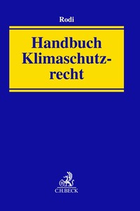 Vorderes Coverbild Handbuch Klimaschutzrecht