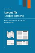 Vorderes Coverbild Layout für Leichte Sprache
