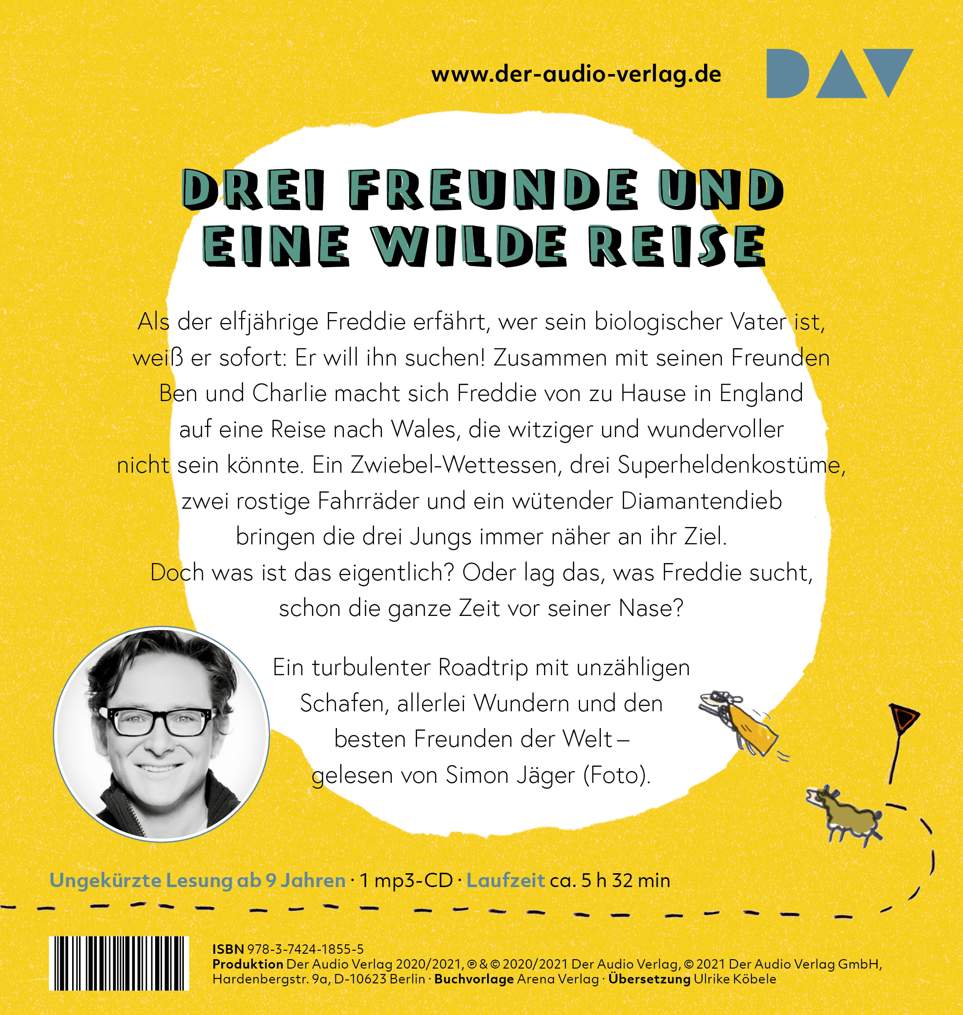 Rückseitencover Die unglaubliche Wunderreise des Freddie Yates