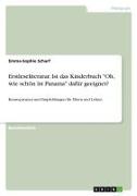 Vorderes Coverbild Erstleseliteratur. Ist das Kinderbuch "Oh, wie schön ist Panama" dafür geeignet?