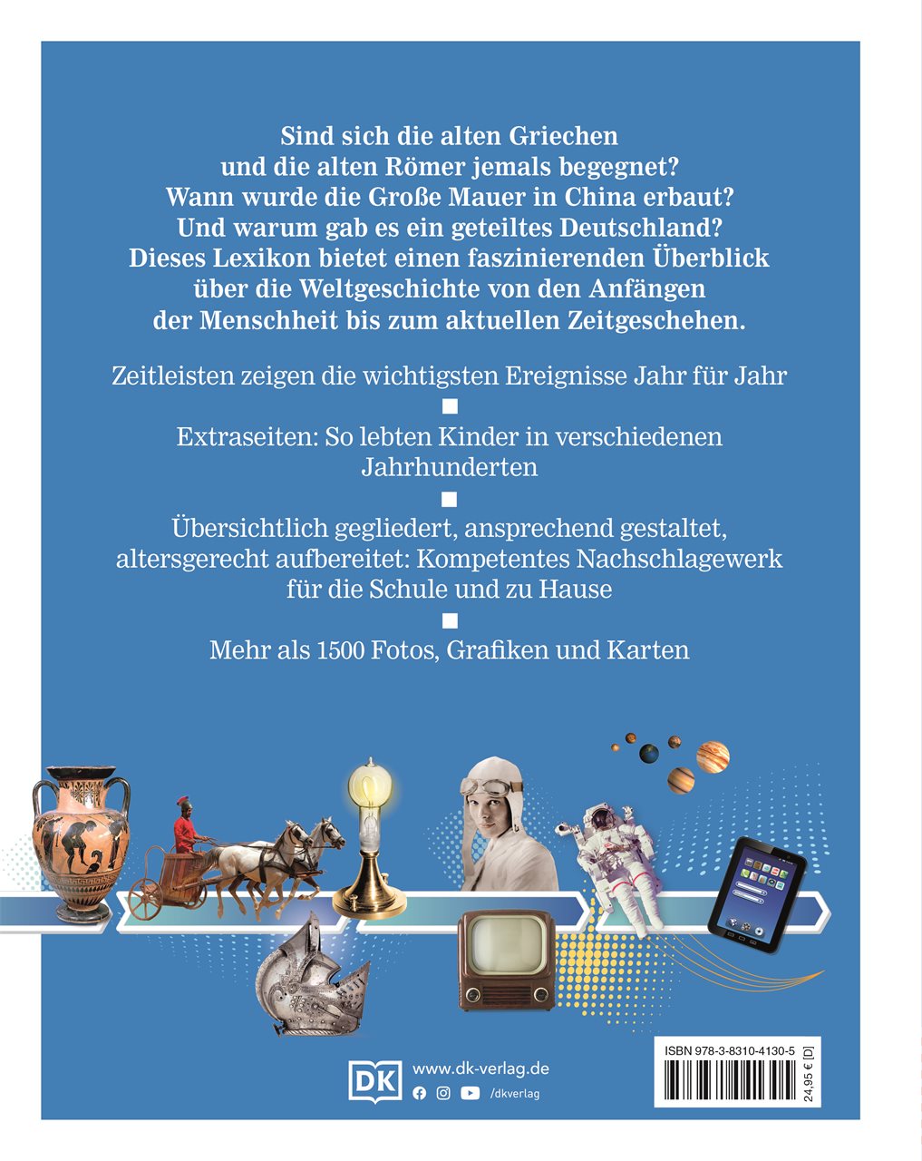 Rückseitencover Wissen für clevere Kids. Geschichte für clevere Kids
