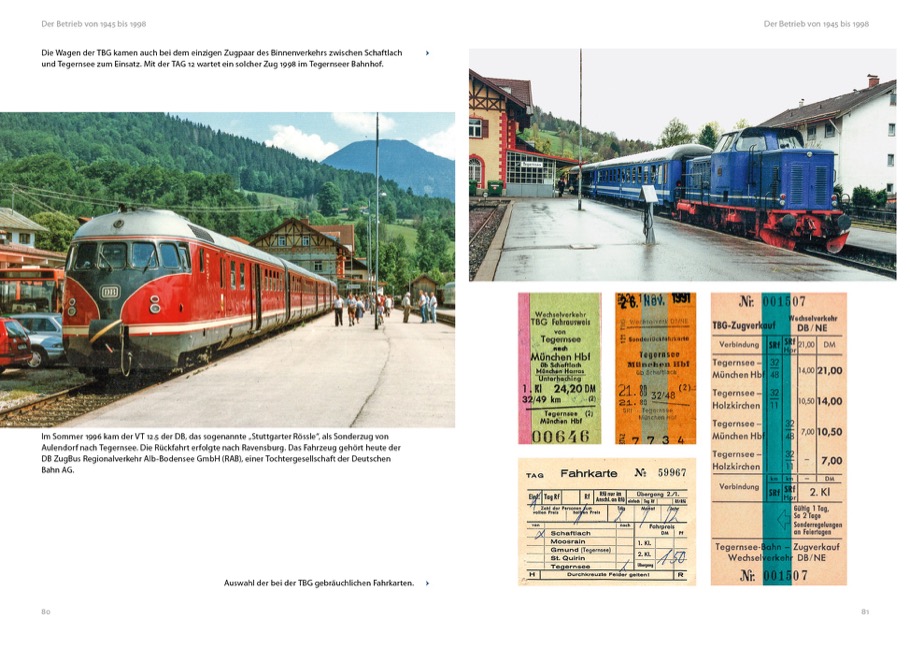 Beispielinhalt (Bild) Eisenbahnen im Oberland: Die Tegernsee Bahn
