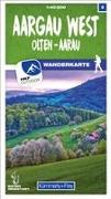 Kümmerly+Frey Wanderkarte 6 Aargau West 1:40.000