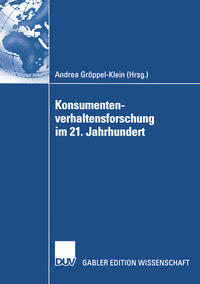 Vorderes Coverbild (hohe Qualität) Konsumentenverhaltensforschung im 21. Jahrhundert